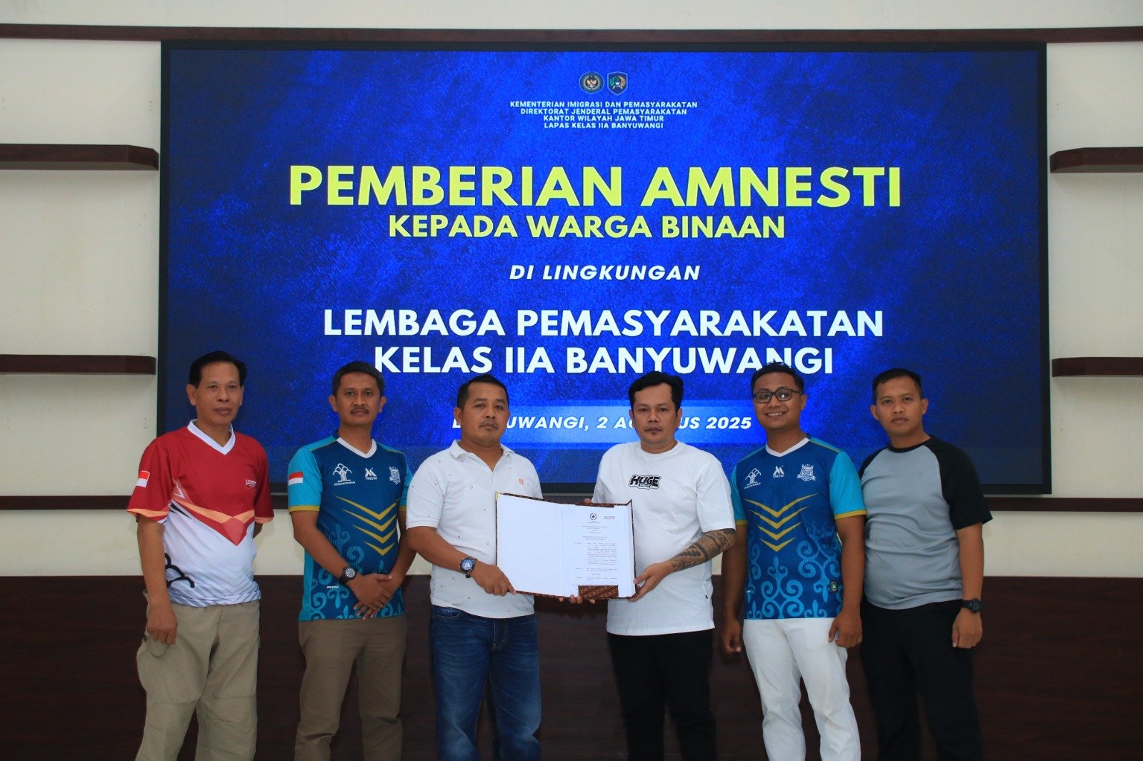 Hirup Udara Bebas Lebih Cepat, Warga Binaan Lapas Banyuwangi Bersyukur dapat Amnesti Presiden