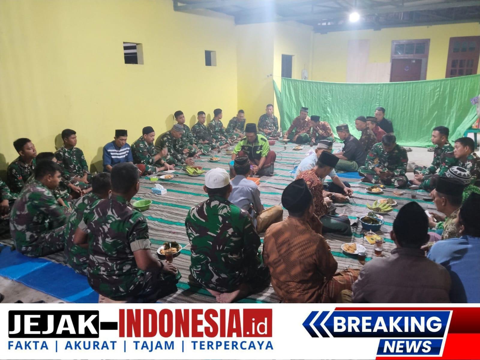 Satgas TMMD Ke-125 Kodim 0825/Banyuwangi Gelar Istighosah Bersama Warga di Dusun Silirsari