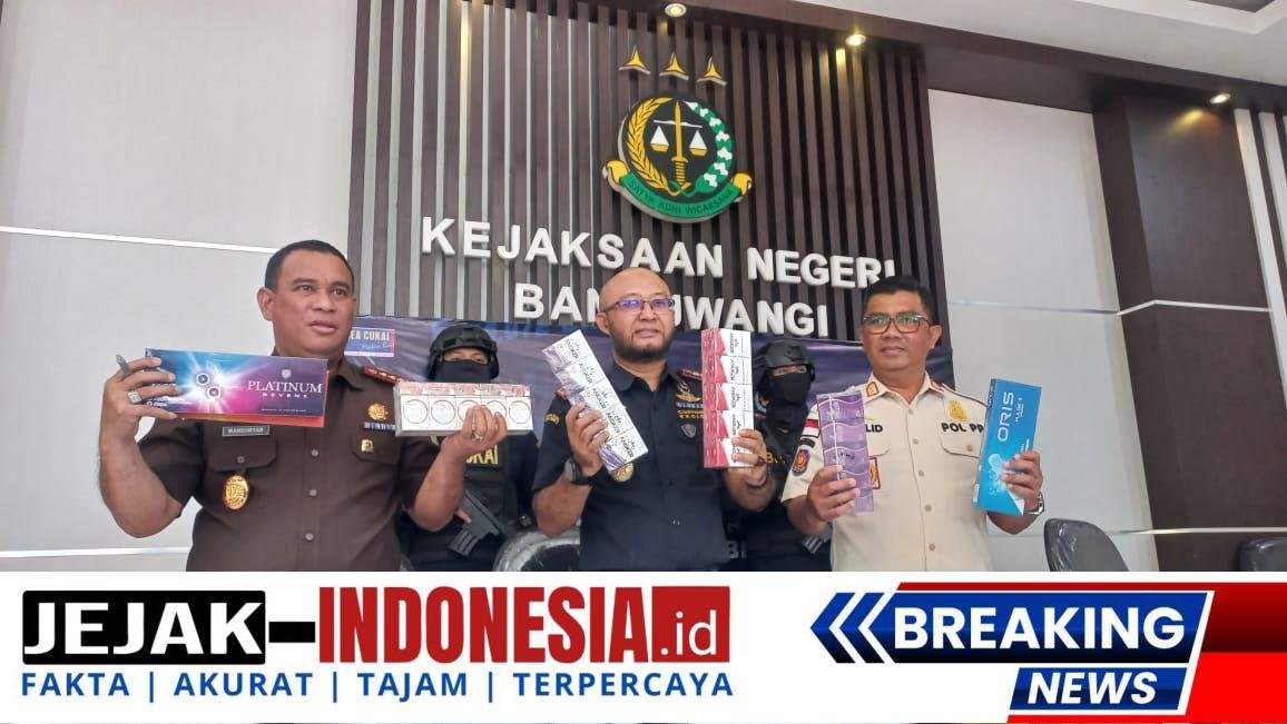 Rokok Ilegal di Banyuwangi: Pemilik Toko Ditangkap, Dua Pemasok Masuk DPO