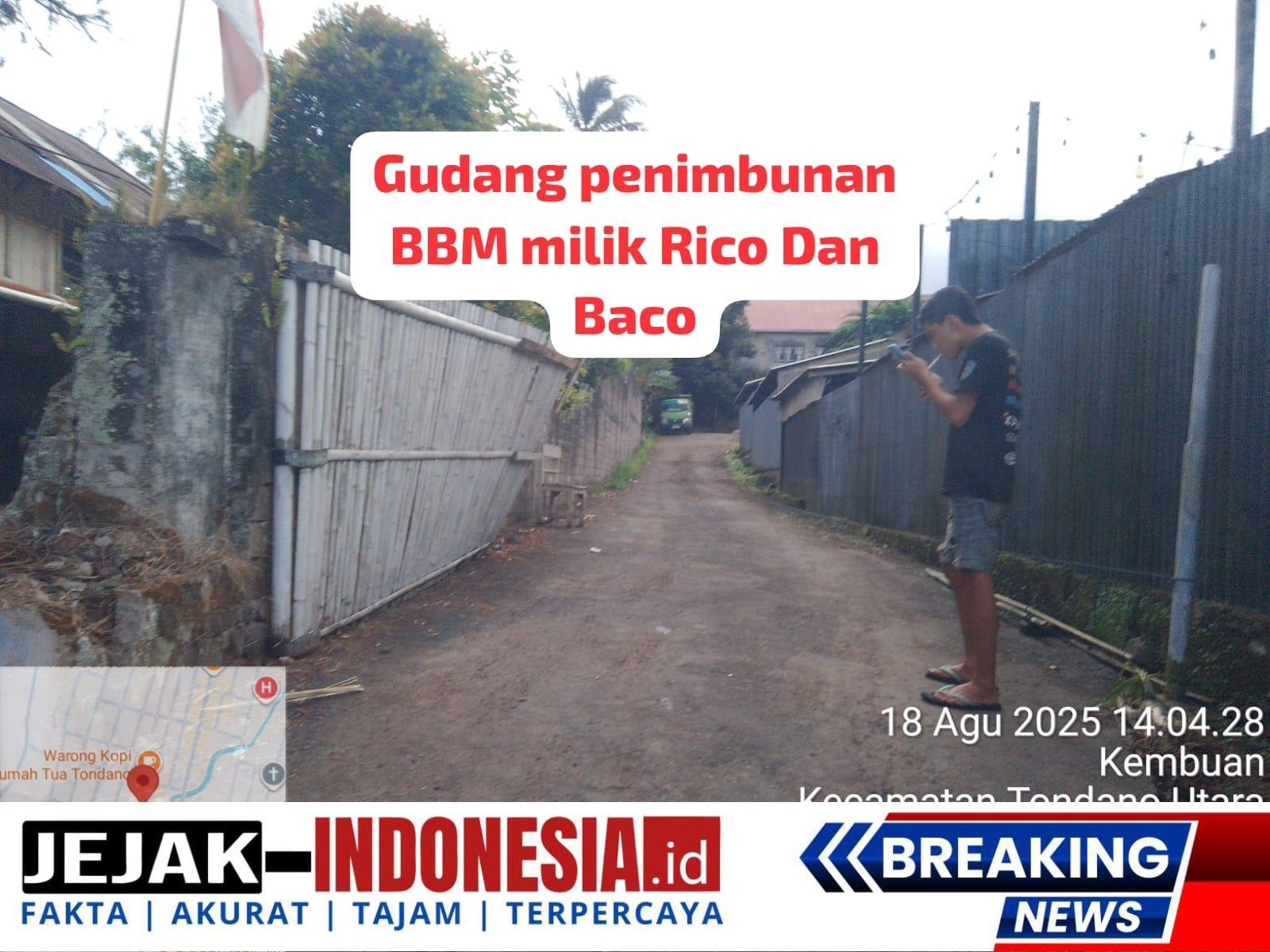 Terungkap, Adanya Dugaan Kerjasama Mafia BBM Baco dan Rico dengan Pihak SPBU 74.956.16 ROONG di Minahasa, Aparat Penegak Hukum Diminta Usut Tuntas!