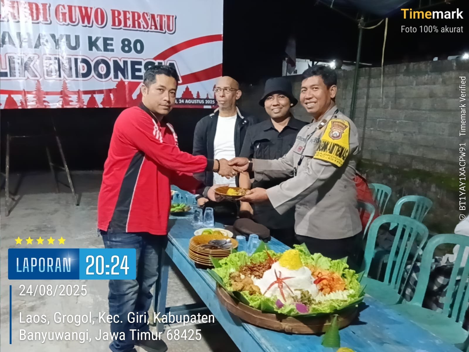 Dirgahayu Hari Kemerdekaan RI Ke-80, PPGB Adakan Potong Tumpeng dan Hiburan Musik