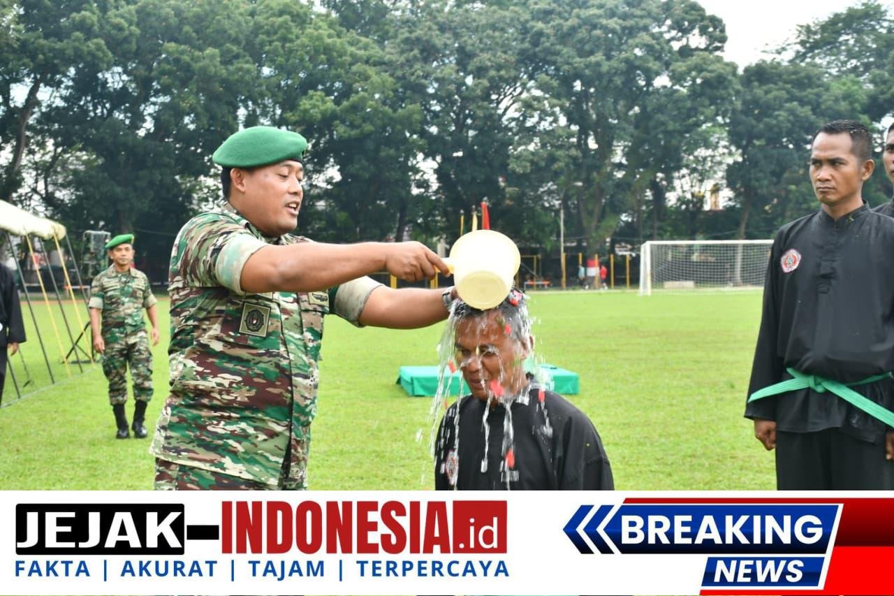 165 Prajurit Kodam I/BB Naik Sabuk Hijau di UKT Pencak Silat Militer
