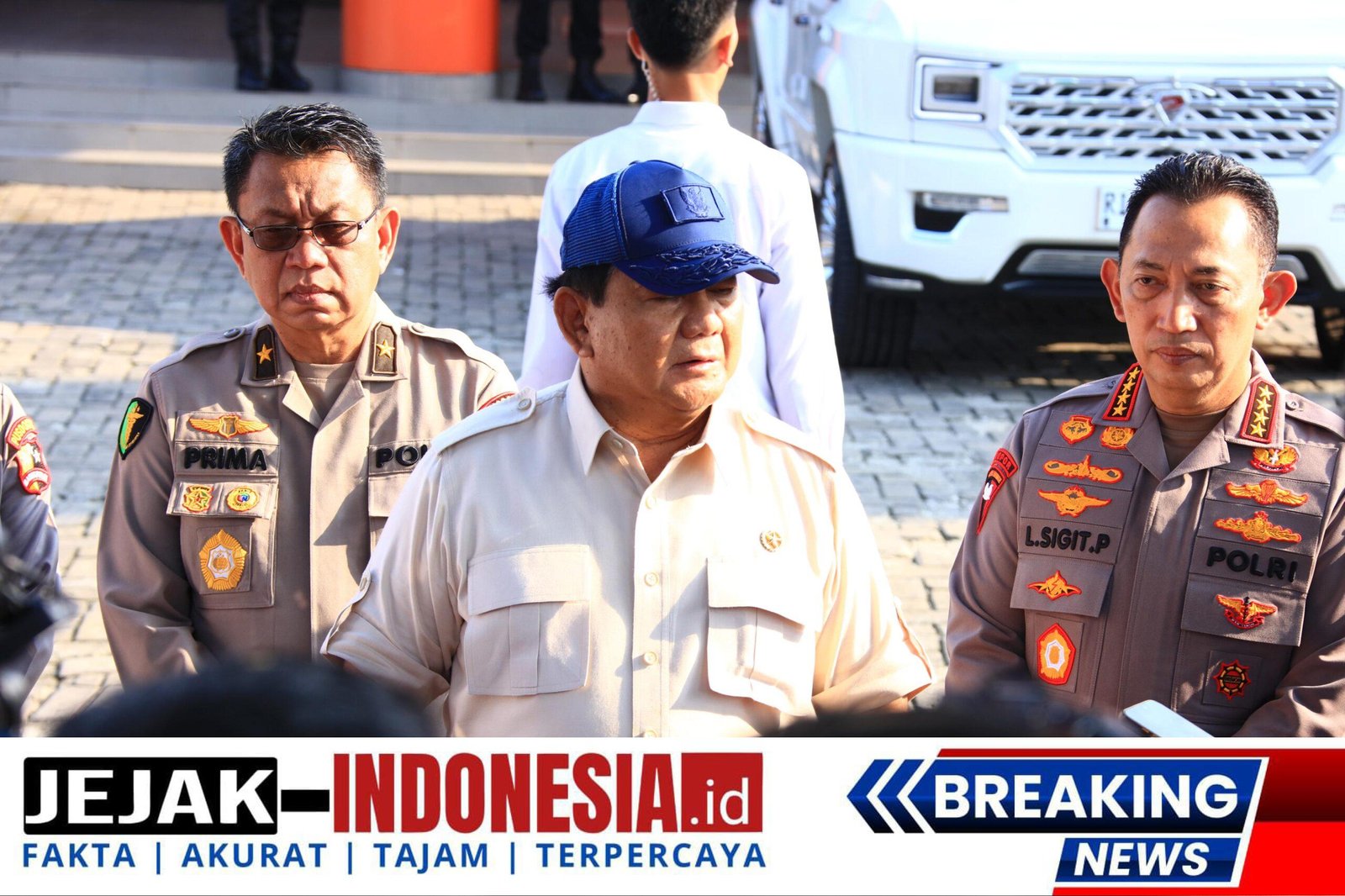 Prabowo: Polisi Terluka Saat Ricuh Akan Dapat Kenaikan Pangkat Luar Biasa