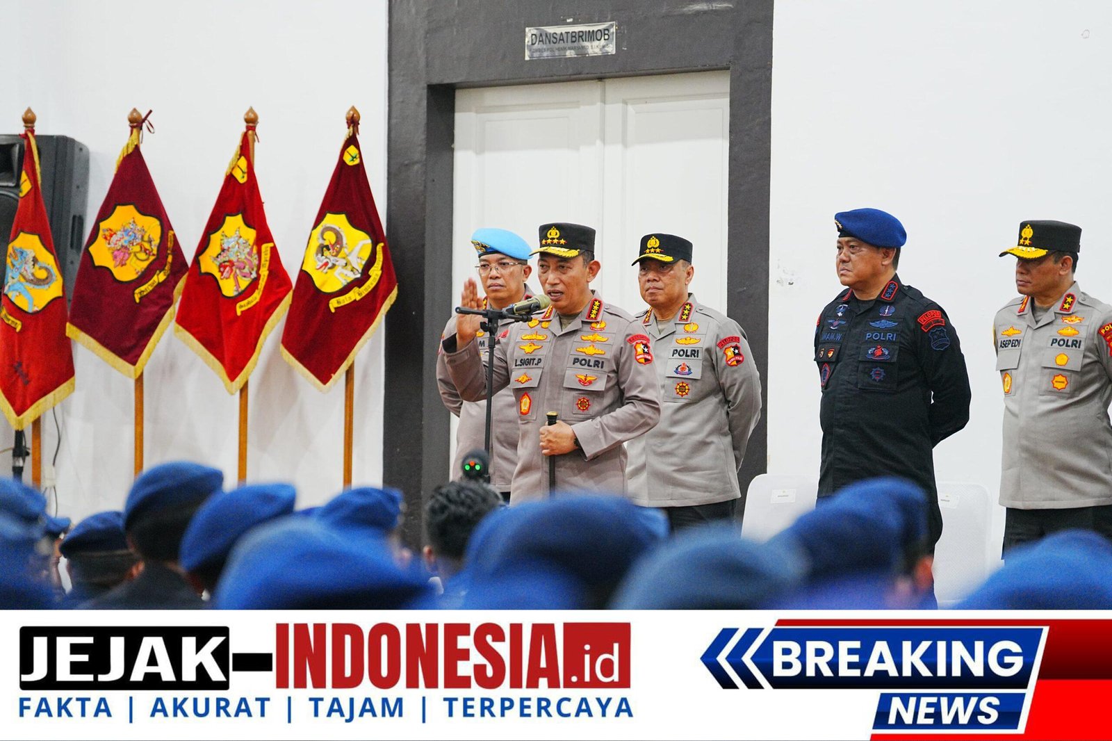 Kunjungi Mako Brimob Kwitang, Kapolri Beri Apresiasi dan Perkuat Motivasi