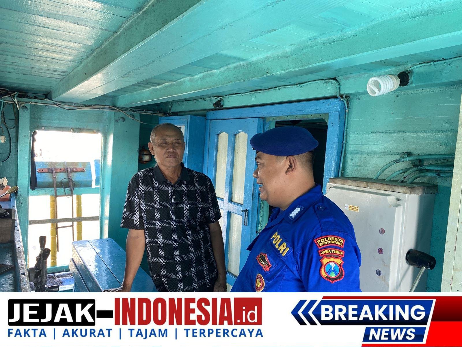 Satpolairud Polresta Banyuwangi Giat Patroli dan Pemantauan Dikawasan Pelabuhan Tanjuwangi