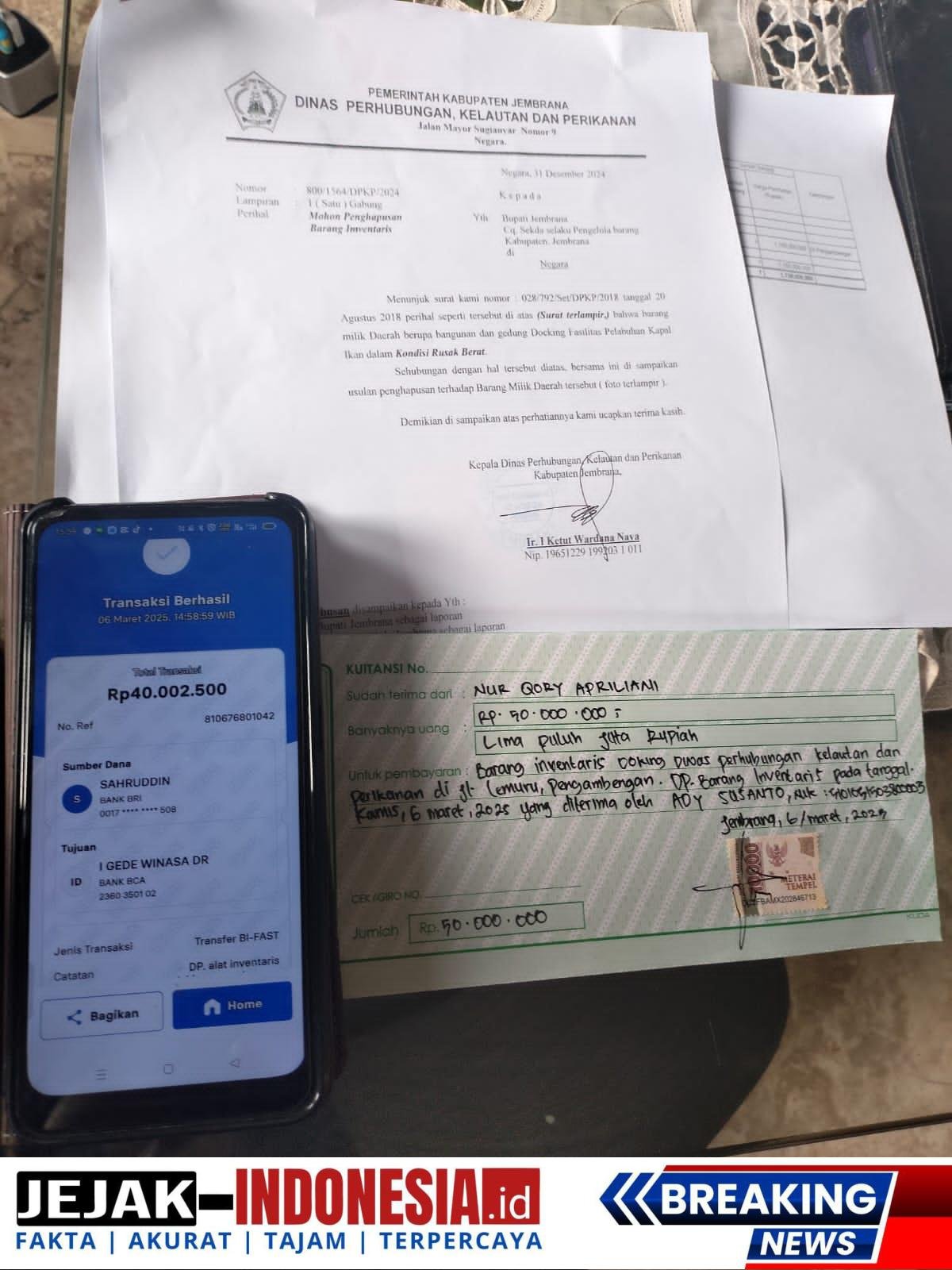 Eks Bupati Jembrana Mantan Terpidana Sederet Kasus Korupsi Kembali Berulah, Diduga Lakukan Penipuan, Rugikan Pengusaha Rongsokan Hingga Ratusan Juta Rupiah.