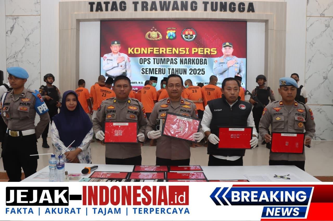 OPS Tumpas Narkoba 2025 Polres Pamekasan Berhasil Amankan 19 Tersangka dari 14 Kasus yang Terungkap