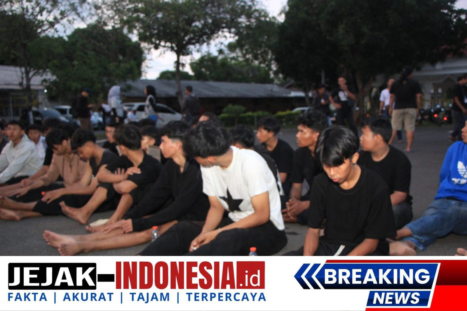 Polres Tuban Amankan dan Beri Pembinaan 39 Oknum Pesilat Konvoi di Jalan Raya