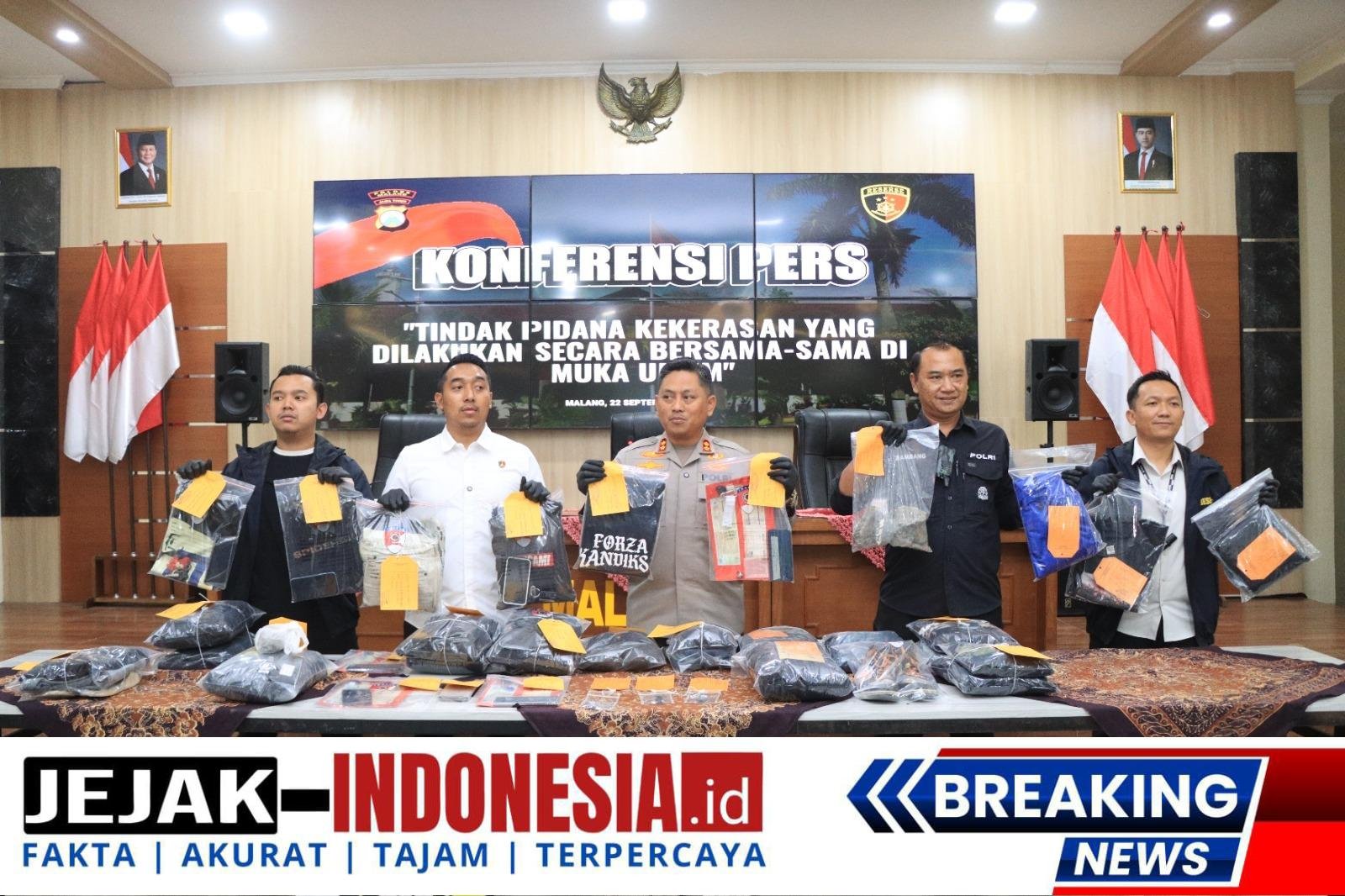 Polres Malang Tetapkan 21 Tersangka Perusakan Kantor Polisi, 6 Diantaranya ABH