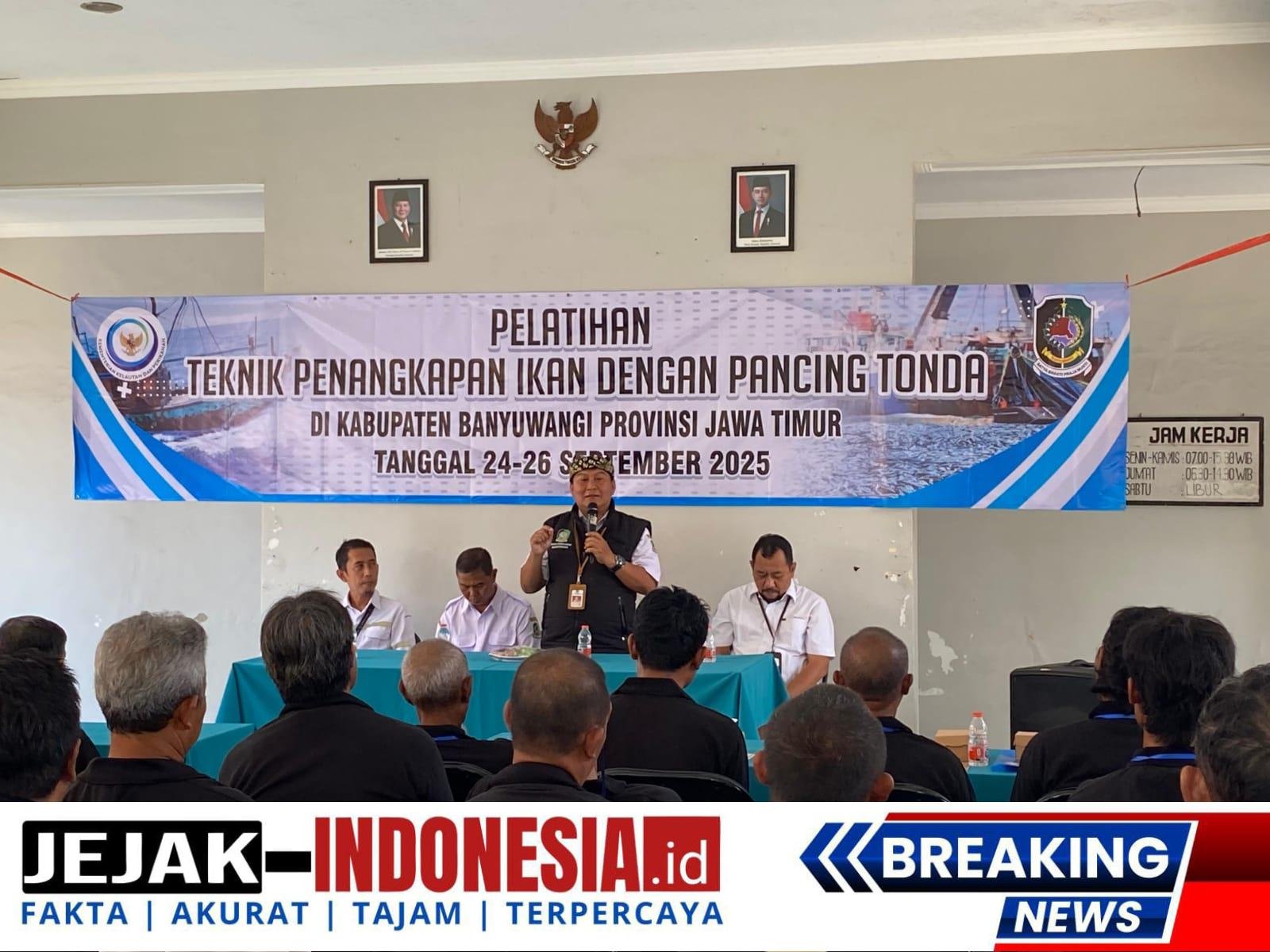 Dinas Perikanan Banyuwangi Gelar Pelatihan Teknik Pancing Tonda untuk Tingkatkan Kapasitas Nelayan Lokal