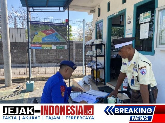 Satpolairud Polresta Banyuwangi Giat Patroli dan Menghimbau Kepada Securty Gardu Induk PLN Selalu Menggunakan Alat Keselamatan Saat Bekerja