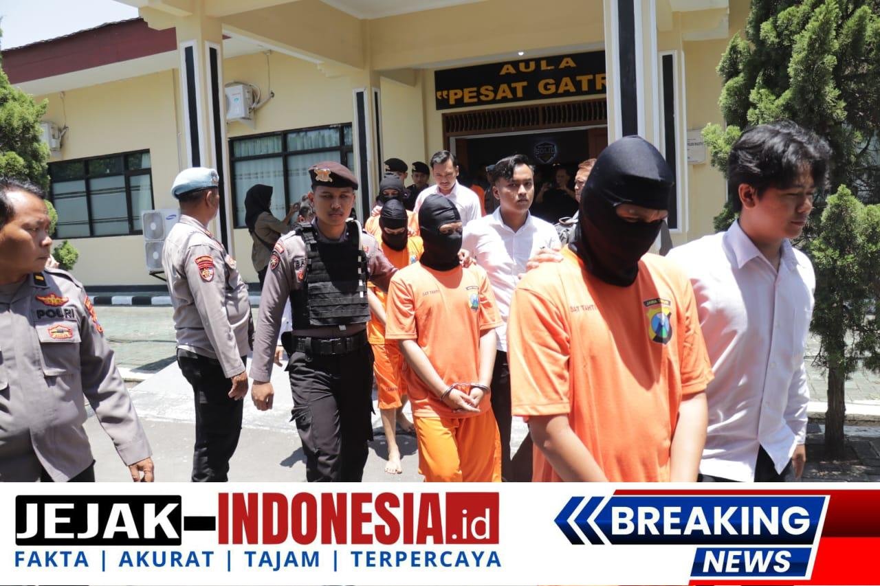 Polres Magetan Berhasil Amankan Komplotan Perampok Spesialis Minimarket
