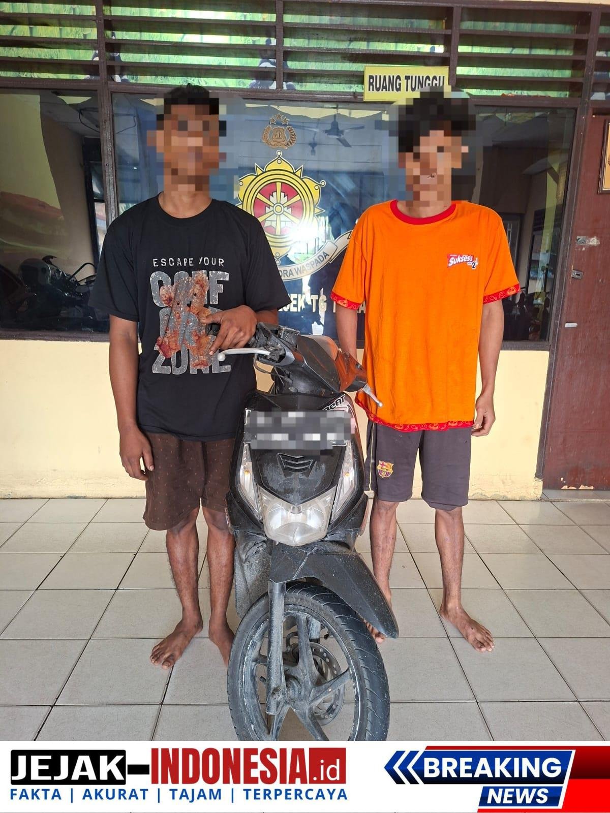 Polsek Tanjung Morawa Amankan 2 Pelaku pencurian Sepeda Motor