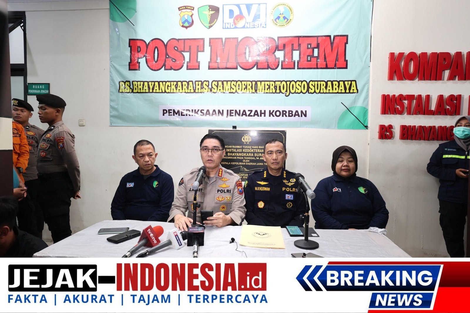 Polda Jatim Pastikan Proses Identifikasi Korban Ponpes Al Khoziny Berjalan Maksimal, 17 Korban Telah Teridentifikasi