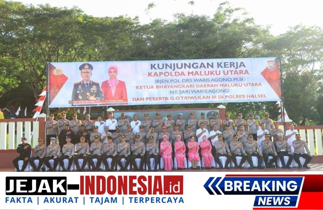 Kunjungan ke Polres Halsel, Kapolda Malut Tekankan Keteladanan dan Profesionalisme