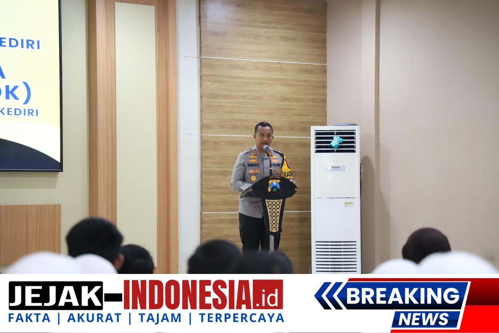 Polres Kediri Beri Pembakalan Pelajar Duta Kamtibmas Tumbuhkan Budaya Tertib Sejak Dini