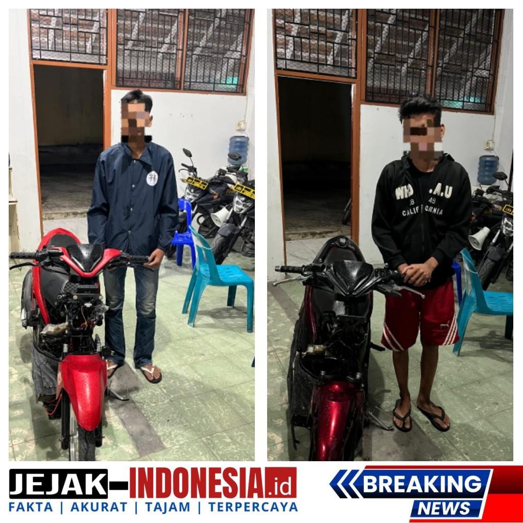 Ciptakan Situasi Kamtibmas Yang Kondusif,Polres Pematangsiantar Amankan Dua Sepedamotor Hendak Balap Liar