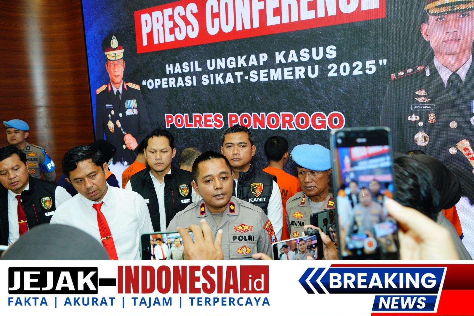 Polres Ponorogo Amankan Pasutri Diduga Jual Senpi Rakitan