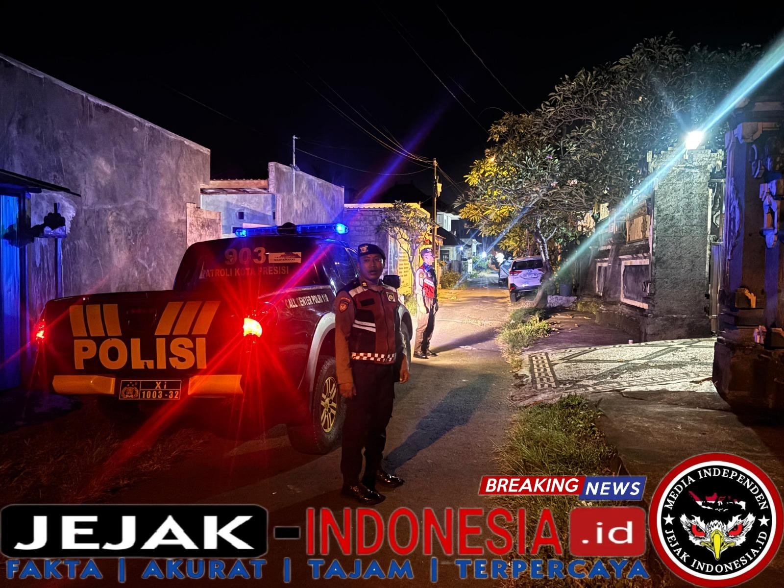 Patroli KRYD, Sat Samapta Polres Klungkung Cegah Kerawanan di Permukiman Ditinggal Mudik