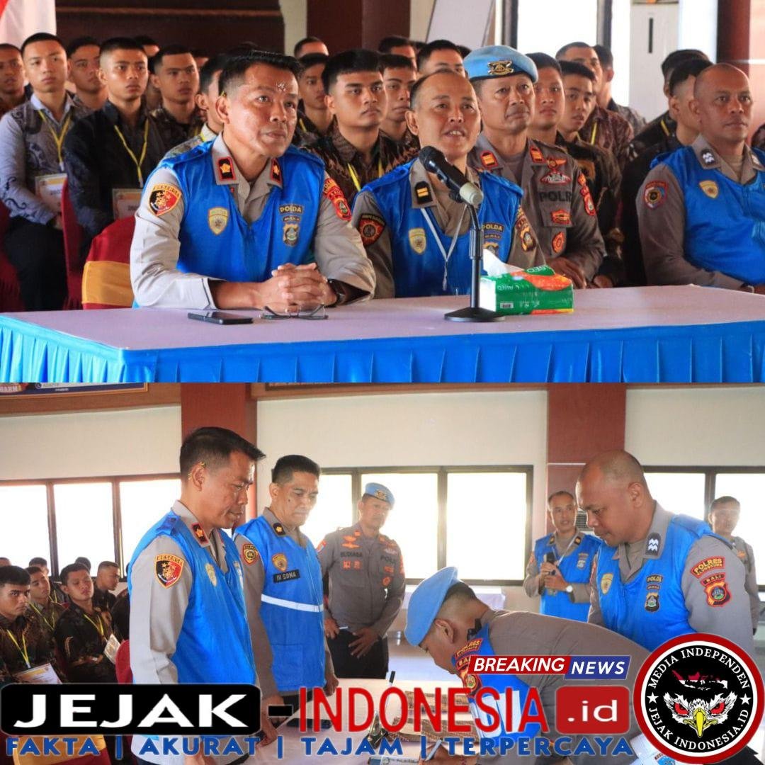 Polres Klungkung Gelar Penandatanganan Fakta Integritas Penerimaan Polri T.A. 2026
