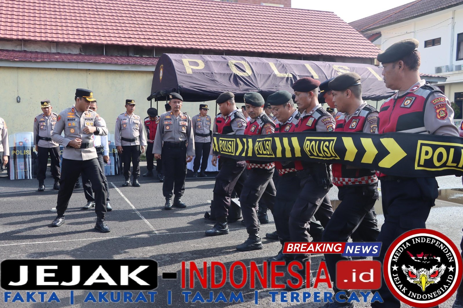 Pastikan Kesiapan Dalmas, Kapolres Karangasem Gelar Simulasi dan Evaluasi Pengendalian Massa