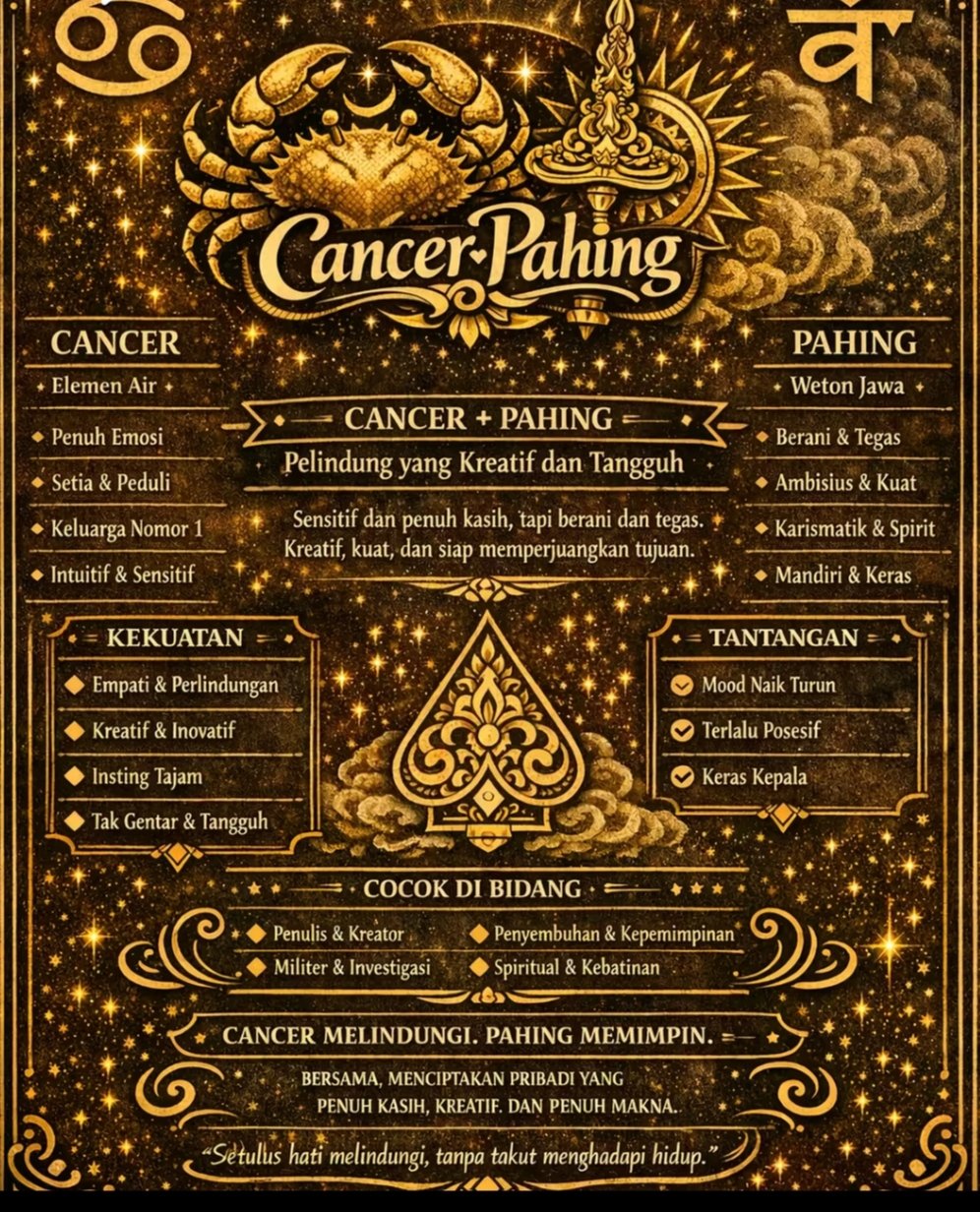 Mbah Semar: Weton Pahing dan Zodiak Cancer, Perpaduan Karakter Kuat, Peka, dan Penuh Kepedulian