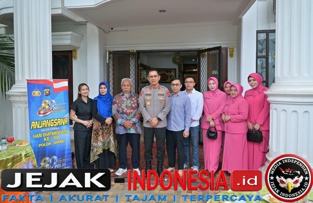 Sambut Hari Bhayangkara ke-80, Kapolda Jambi Pimpin Anjangsana dan Beri Tali Asih ke Purnawirawan