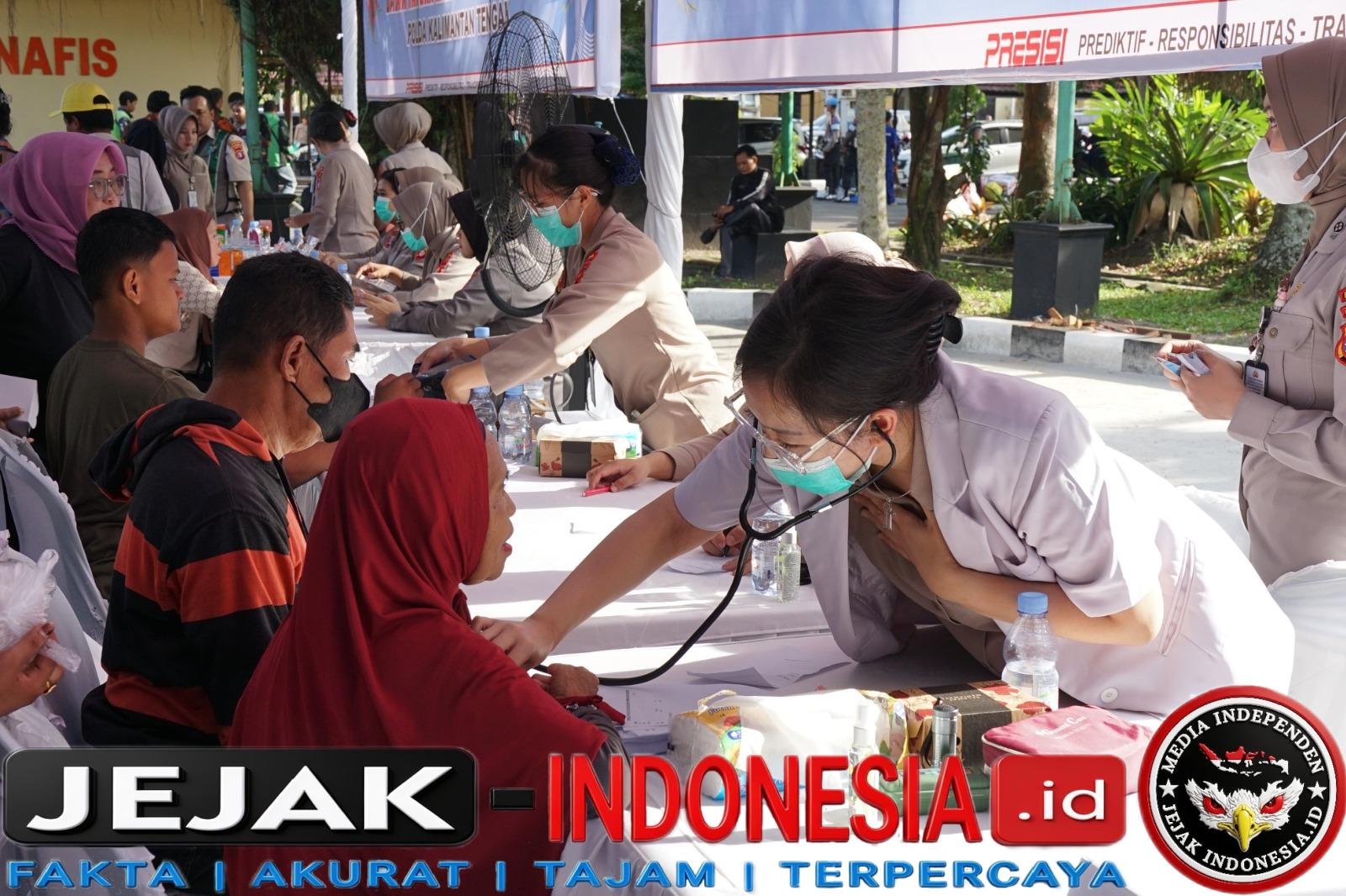 Wujud Kepedulian Polri untuk Masyarakat, Ribuan Warga Nikmati Layanan Gratis pada Puncak Bakti Kesehatan Polda Kalteng