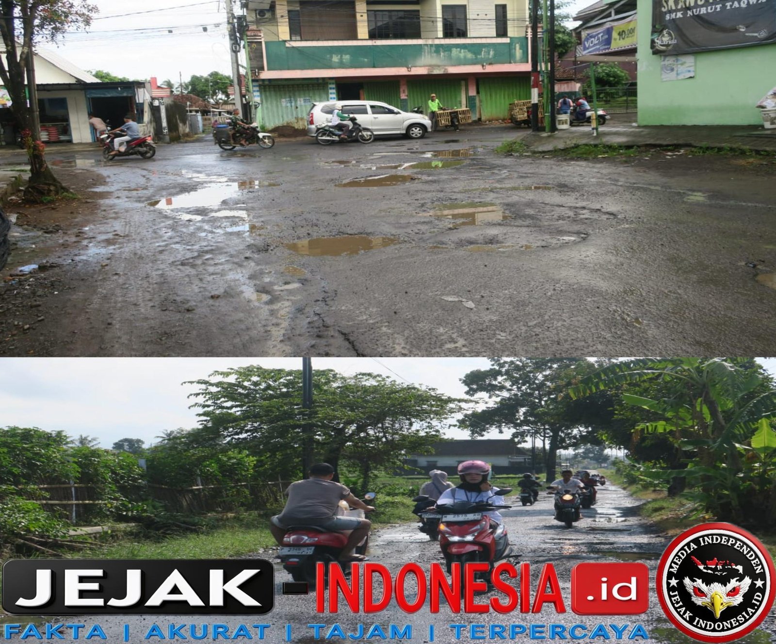 Jalan Jalur UMKM Singojuruh Rusak Parah, Aspirasi Perbaikan Masyarakat Belum Kunjung Terjawab