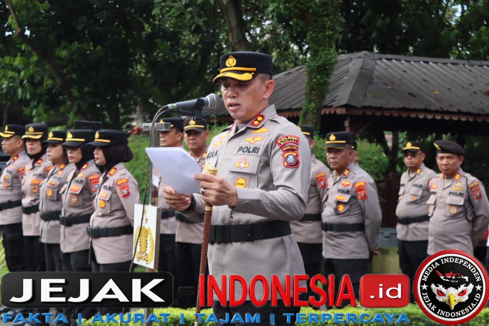 Kapolres Binjai Lantik 54 Personilnya Yang Naik pangkat TMT 1 Juli 2026