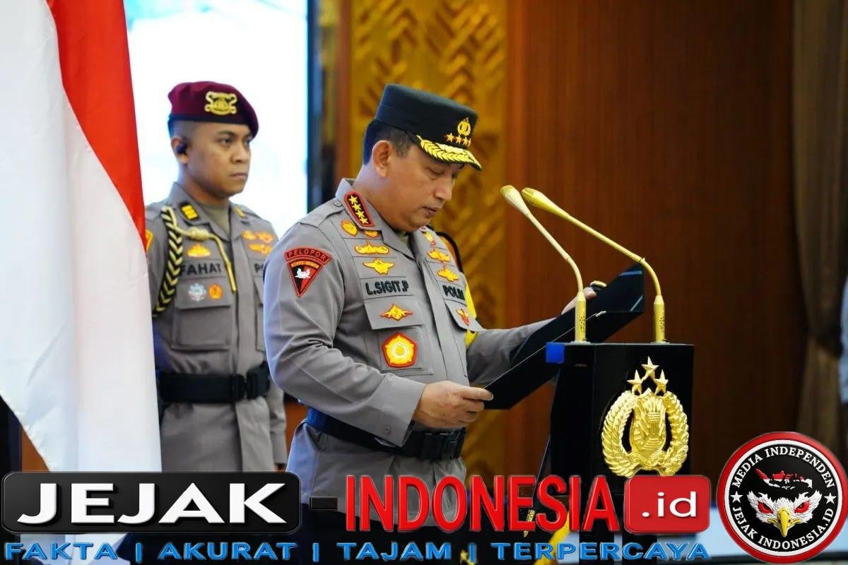 Regenerasi Kepemimpinan, Kapolri Resmi Lantik Enam Kapolda Baru di Rupattama Mabes Polri