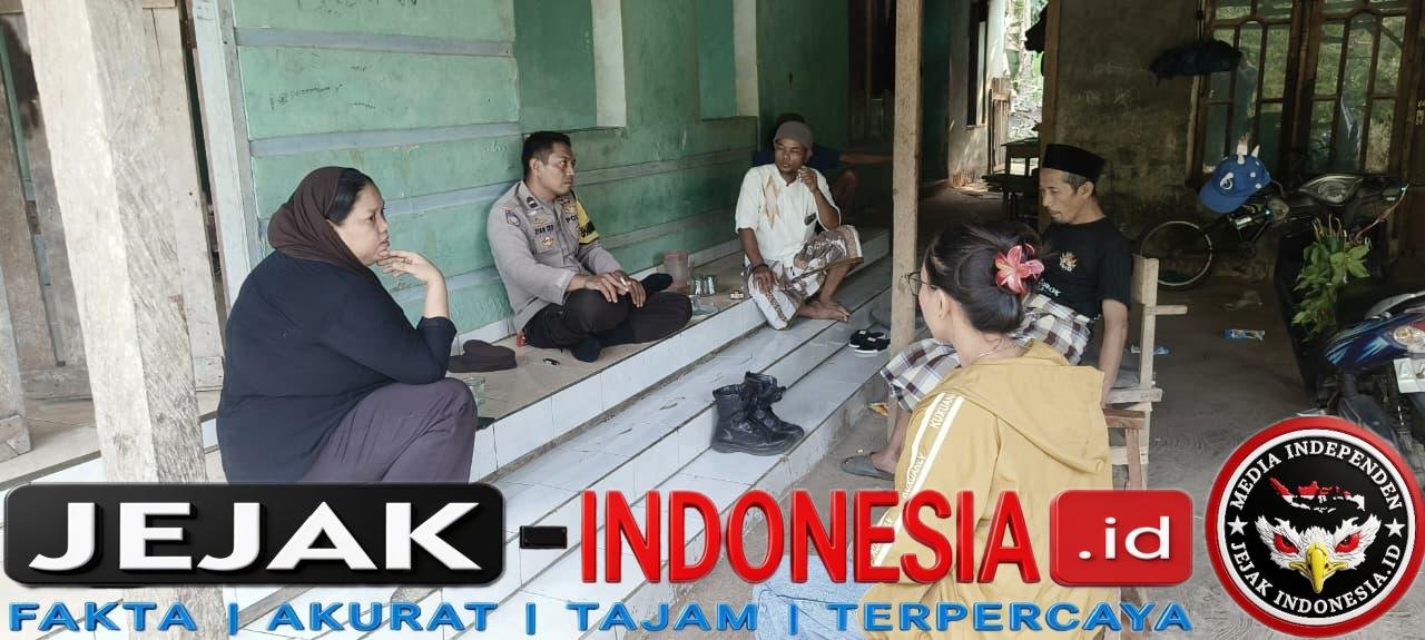 Jaga Kamtibmas, Bhabinkamtibmas Polsek Mancak Gelar Sambang Dialogis Bersama Warga Desa Angsana